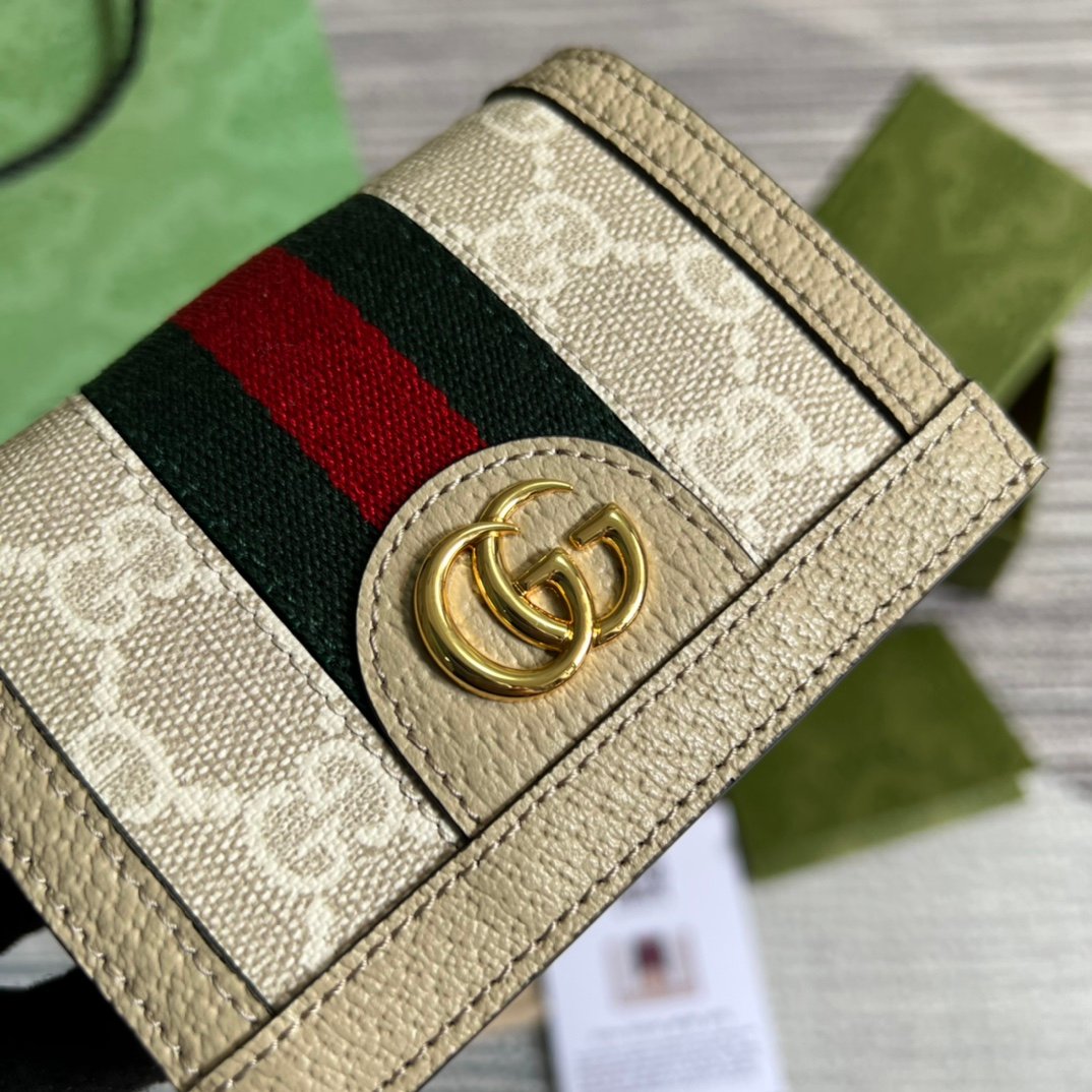 1955 Horsebit Bag 頂級原單Gucci滿滿的復古感卡包錢包高仿