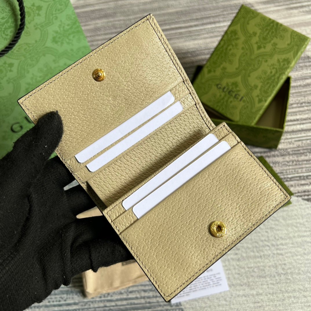 1955 Horsebit Bag 頂級原單Gucci滿滿的復古感卡包錢包高仿