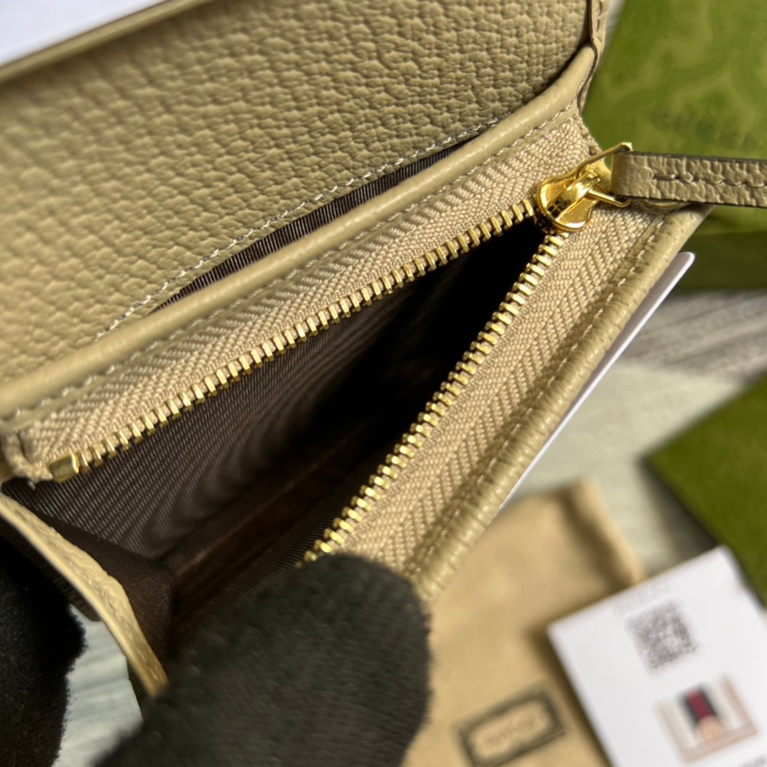 1955 Horsebit Bag 頂級原單Gucci滿滿的復古感卡包錢包高仿