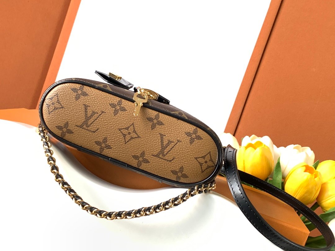 Vanity Chain Pouch M47125 LV頂級高仿手袋化妝包水桶包