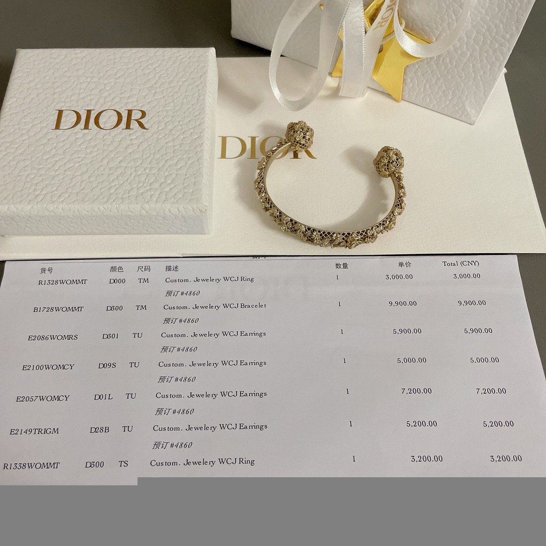 DIOR開口手鐲時尚走秀款高仿