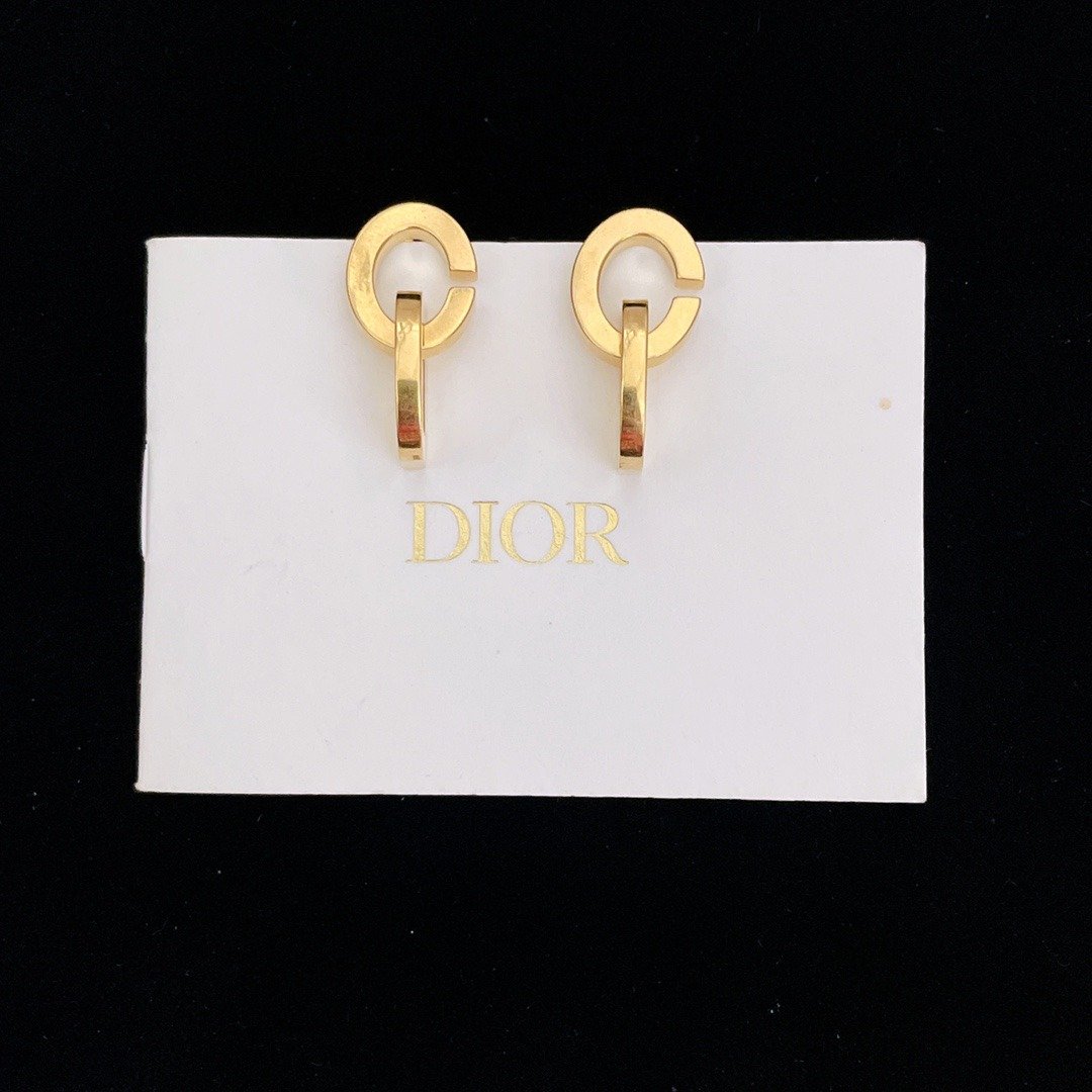 頂級原單超A貨女款耳釘耳環DIOR新品